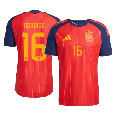 RODRIGO #16 Spain Soccer Home Jersey 2026 Red - bestfootballkits