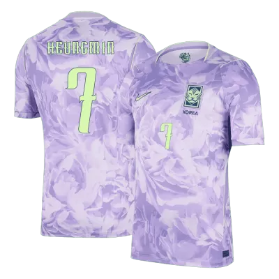 HEUNGMIN #7 South Korea Away Soccer Jersey World Cup 2026 Purple - bestfootballkits