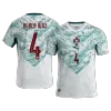 RÚBEN DIAS #4 Portugal Away Soccer Jersey World Cup 2026 White&Green - bestfootballkits