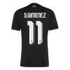 S.GIMENEZ #11 Mexico Soccer Third Away Jersey 2026 Black - bestfootballkits