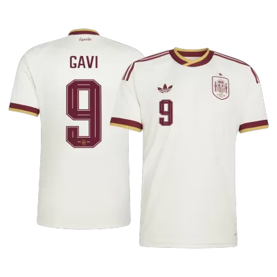 GAVI #9 Spain Away Soccer Jersey World Cup 2026 White - bestfootballkits