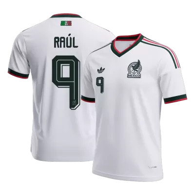 RAÚL #9 Mexico Away Soccer Jersey World Cup 2026 White - bestfootballkits