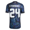 E. FERNÁNDEZ #24 Argentina Soccer Away Jersey 2026 Black - bestfootballkits