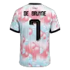 DE BRUYNE #7 Belgium Away Soccer Jersey World Cup 2026 Blue&Pink - bestfootballkits