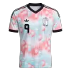 LUKAKU #9 Belgium Away Soccer Jersey World Cup 2026 Blue&Pink - bestfootballkits