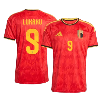 LUKAKU #9 Belgium Home Soccer Jersey World Cup 2026 Red - bestfootballkits