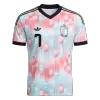DE BRUYNE #7 Belgium Away Soccer Jersey World Cup 2026 Blue&Pink - bestfootballkits