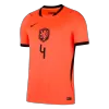 VIRGIL #4 Netherlands Home Soccer Jersey World Cup 2026 Orange - bestfootballkits