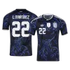 L. MARTÍNEZ #22 Argentina Away Soccer Jersey World Cup 2026 Black - bestfootballkits