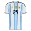 E. FERNÁNDEZ #24 Argentina Soccer Home Jersey 2026 Blue&White - bestfootballkits