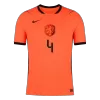 VIRGIL #4 Netherlands Soccer Home Jersey 2026 Orange - bestfootballkits
