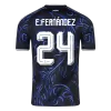E. FERNÁNDEZ #24 Argentina Away Soccer Jersey World Cup 2026 Black - bestfootballkits