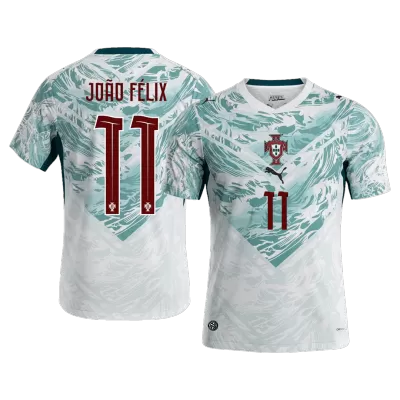 JOÃO FÉLIX #11 Portugal Away Soccer Jersey World Cup 2026 White&Green - bestfootballkits