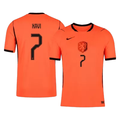XAVI #7 Netherlands Soccer Home Jersey 2026 Orange - bestfootballkits