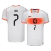 XAVI #7 Netherlands Away Soccer Jersey World Cup 2026 White - bestfootballkits
