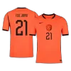 F.DE JONG #21 Netherlands Soccer Home Jersey 2026 Orange - bestfootballkits
