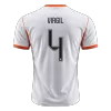 VIRGIL #4 Netherlands Soccer Away Jersey 2026 White - bestfootballkits