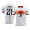 F.DE JONG #21 Netherlands Soccer Away Jersey 2026 White - bestfootballkits