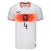 VIRGIL #4 Netherlands Away Soccer Jersey World Cup 2026 White - bestfootballkits
