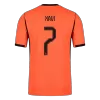 XAVI #7 Netherlands Soccer Home Jersey 2026 Orange - bestfootballkits