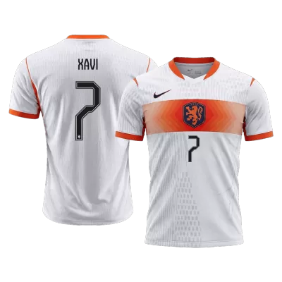 XAVI #7 Netherlands Soccer Away Jersey 2026 White - bestfootballkits