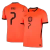XAVI #7 Netherlands Home Soccer Jersey World Cup 2026 Orange - bestfootballkits