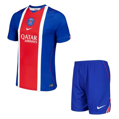 Men 2026/27 PSG Home Soccer Jersey Kit (Jersey+Shorts) Navy - bestfootballkits