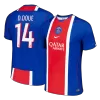 D.DOUÉ #14 Men Fan Version PSG Home Soccer Jersey 2026/27 Old Royal - bestfootballkits