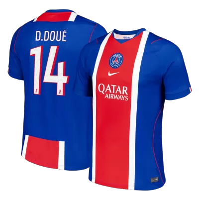 D.DOUÉ #14 Men Fan Version PSG Home Soccer Jersey 2026/27 Old Royal - bestfootballkits