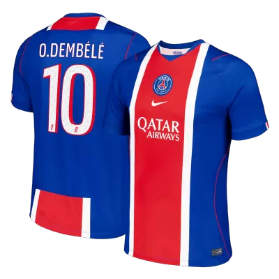 O.DEMBÉLÉ #10 Men Fan Version PSG Home Soccer Jersey 2026/27 Old Royal - bestfootballkits