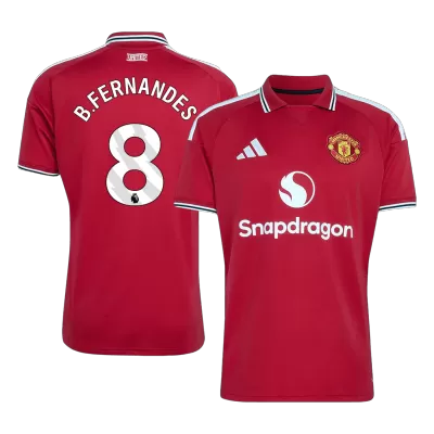 B.FERNANDES #8 Manchester United Home Soccer Jersey 26/27 Red - bestfootballkits