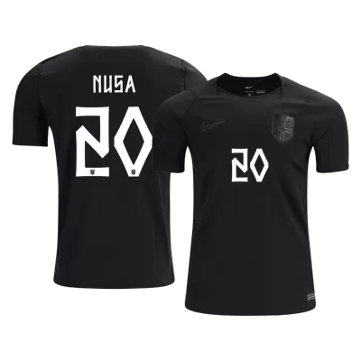 NUSA #20 Norway Away Soccer Jersey World Cup 2026 Black - bestfootballkits