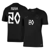 NUSA #20 Norway Soccer Away Jersey 2026 Black - bestfootballkits