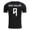 BRAUT HAALAND #9 Norway Away Soccer Jersey World Cup 2026 Black - bestfootballkits