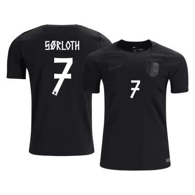 SØRLOTH #7 Norway Away Soccer Jersey World Cup 2026 Black - bestfootballkits