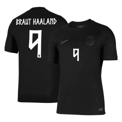 BRAUT HAALAND #9 Norway Soccer Away Jersey 2026 Black - bestfootballkits