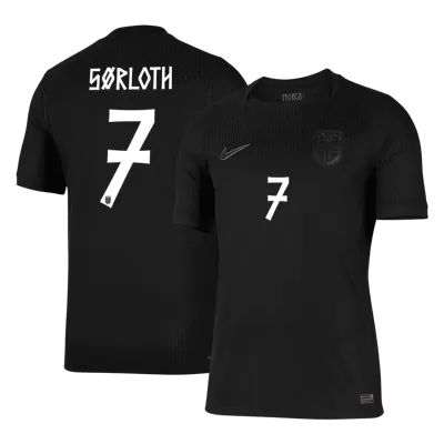 SØRLOTH #7 Norway Soccer Away Jersey 2026 Black - bestfootballkits