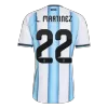 L.MARTÍNEZ #22 Argentina Soccer Home Jersey 2026 Blue&White - bestfootballkits