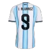 J.ÁLVAREZ #9 Argentina Soccer Home Jersey 2026 Blue&White - bestfootballkits