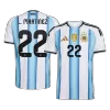 L.MARTÍNEZ #22 Argentina Home Soccer Jersey World Cup 2026 Blue&White - bestfootballkits