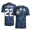 L. MARTÍNEZ #22 Argentina Soccer Away Jersey 2026 Black - bestfootballkits