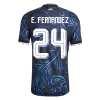 E. FERNÁNDEZ #24 Argentina Soccer Away Jersey 2026 Black - bestfootballkits