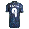 J. ÁLVAREZ #9 Argentina Soccer Away Jersey 2026 Black - bestfootballkits