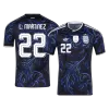 L. MARTÍNEZ #22 Argentina Away Soccer Jersey World Cup 2026 Black - bestfootballkits