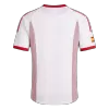 Men Retro Fan Version Spain Away Soccer Jersey World Cup 2002 White - bestfootballkits