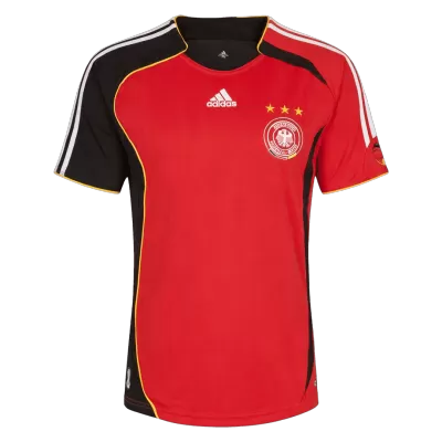Men Retro Fan Version Germany Away Soccer Jersey World Cup 2006 Red - bestfootballkits