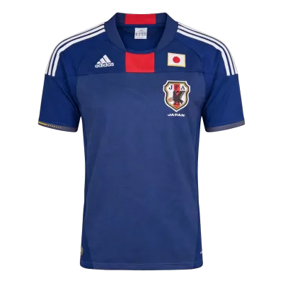 Men Retro Fan Version Japan Home Soccer Jersey World Cup 2010 Blue - bestfootballkits