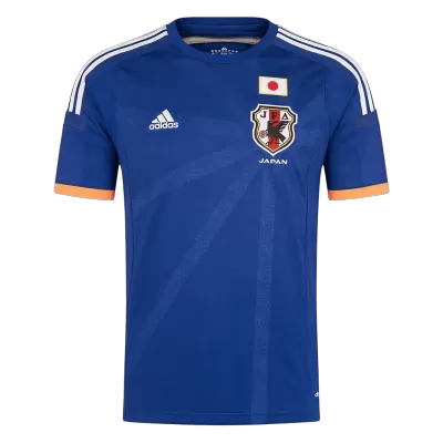 Men Retro Fan Version Japan Home Soccer Jersey World Cup 2014 Blue - bestfootballkits