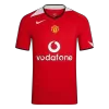 Men Retro Fan Version Manchester United Home Soccer Jersey 2004/06 Red - bestfootballkits