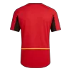 Men Retro Fan Version Belgium Home Soccer Jersey World Cup 2002 Red - bestfootballkits